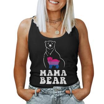 Bisexual Pride Flag Bi Lgbtq Mom Mama Bear Women Tank Top | Mazezy