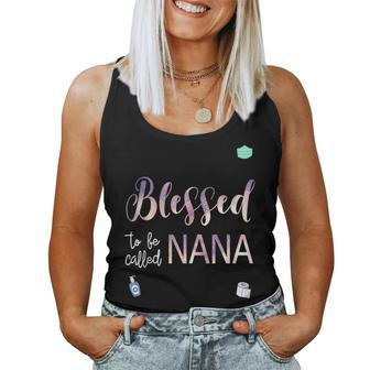 Blessed To Be Called Nana Grandpa Godfather Plus Size Women Tank Top | Mazezy CA