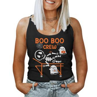 Boo Boo Crew Ghost Doctor Paramedic Emt Nurse Halloween Women Tank Top - Monsterry UK