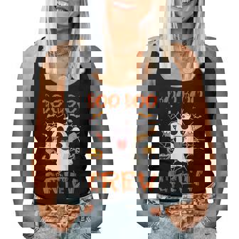 Boo Boo Crew Nurse Ghost Halloween Costume Vintage Halloween Women Tank Top | Mazezy