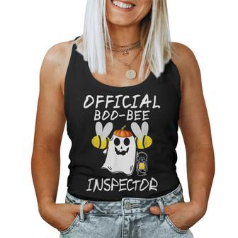 Boo Halloween Costume Boo-Bee Inspector Ghost Lazy Diy Women Tank Top - Thegiftio UK