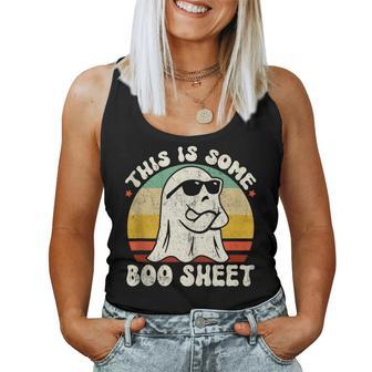 This Is Some Boo Sheet Halloween Ghost Women Tank Top - Monsterry DE