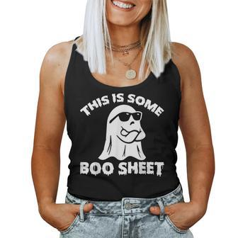 This Is Some Boo Sheet Halloween Ghost For Women Tank Top | Mazezy