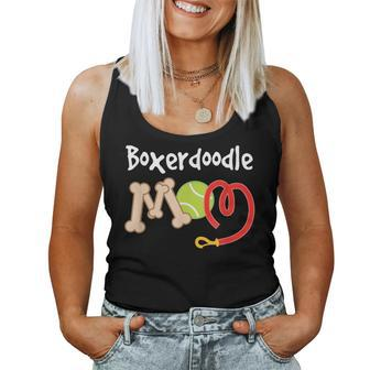 Boxerdoodle Mom Dog Owner Women Tank Top | Mazezy