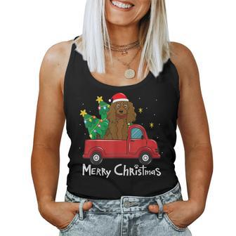 Boykin Spaniel Christmas Ornament Truck Tree Dog Mom Women Tank Top | Mazezy
