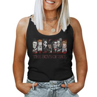 The Boys Of Fall Vintage Scary Horror Movie Halloween Women Tank Top - Seseable