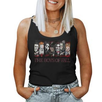 The Boys Of Fall Vintage Scary Horror Movie Halloween Women Tank Top - Monsterry
