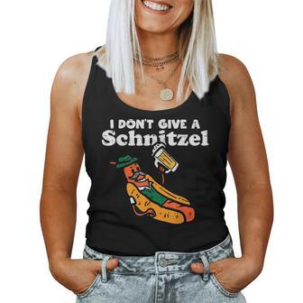 Bratwurst Dont Give Schnitzel Oktoberfest Costume Women Tank Top - Seseable