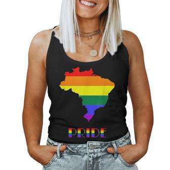 Brazil Pride Lgbt Gay Pride Month Lesbian Unisex Women Women Tank Top | Mazezy