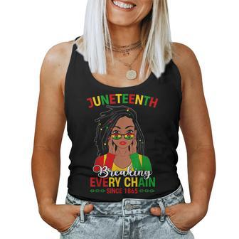 Breaking Every Chain Junenth 1865 Dreadlocks Locd Women Women Tank Top Basic Casual Daily Weekend Graphic - Seseable