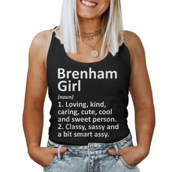 Brenham Girl Tx Texas City Home Roots Women Tank Top | Mazezy