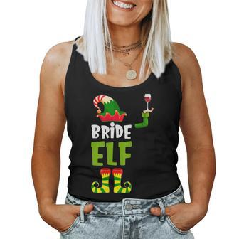 Bride Elf Matching Christmas Wine Lover Women Tank Top | Mazezy