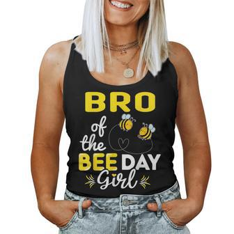 Bro Of The Bee Day Girl Family Matching Girl Birthday Women Tank Top Basic Casual Daily Weekend Graphic - Seseable