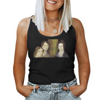 The Bronte Sisters Portrait Branwell Bronte Women Tank Top | Mazezy