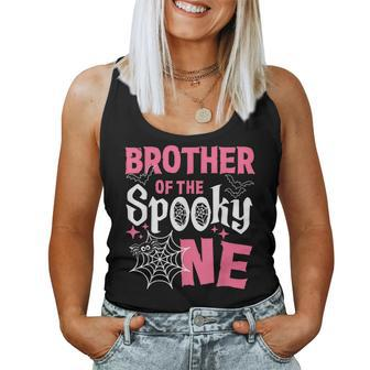 Brother Of The Spooky One Girl Halloween 1St Birthday Women Tank Top | Mazezy DE