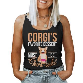 Short-Cake Dessert Corgi Dog For Corgi Owner Women Tank Top | Mazezy