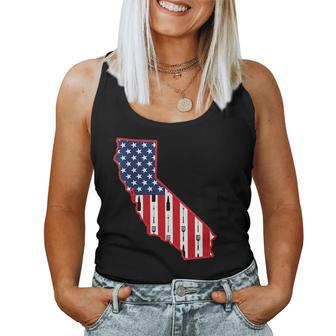 California Usa Fourth July 4Th Fathers Day Bbq Beer Summer Beer Women Tank Top | Mazezy