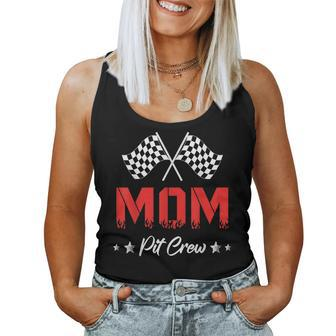 Car Racing Birthday Party Family Matching Mom Pit Crew For Mom Women Tank Top | Mazezy