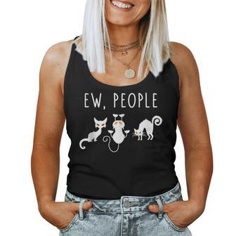 Cat Ew People Meowy Cat Lovers Mens And Womens Women Tank Top | Mazezy UK