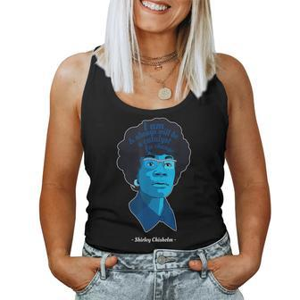 Catalyst Famous Black Quote Shirley Chisholm Women Tank Top | Mazezy