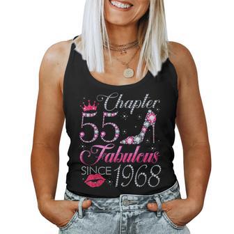 Chapter 55 Fabulous Since 1968 55Th Birthday For Women Women Tank Top - Seseable