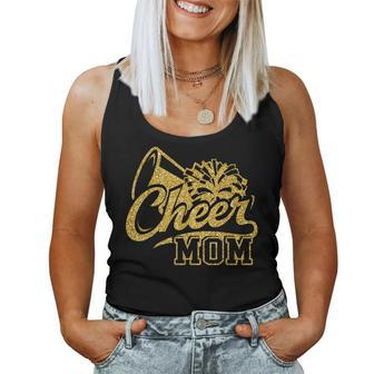 Cheer Mom Biggest Fan Cheerleader Cheerleading Mother's Day Women Tank Top - Seseable