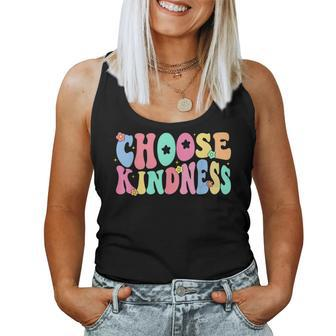 Choose Kindness Be Kind Inspirational Teacher Women Tank Top | Mazezy