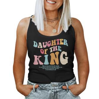 Christian Inspiration I'm The Daughter Of King Christian Women Tank Top | Mazezy