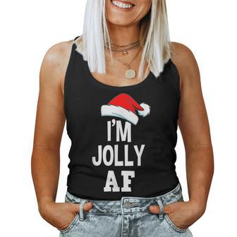 Christmas Adult Naughty Christmas Pajama Women Tank Top - Monsterry AU