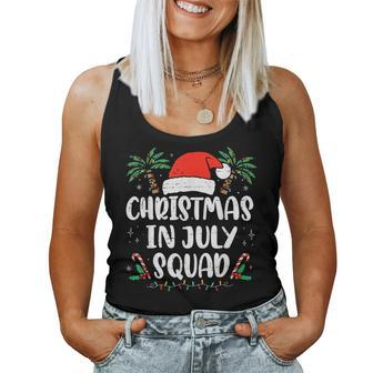 Christmas In July Squad Funny Summer Xmas Holiday Women Tank Top Weekend Graphic - Monsterry DE