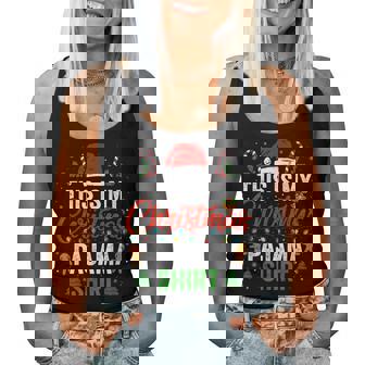 This Is My Christmas Pajama Xmas Pjs Women Women Tank Top | Mazezy