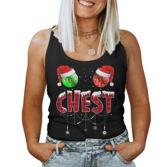 Christmas T Matching Couple Family Chestnuts Women Tank Top - Seseable