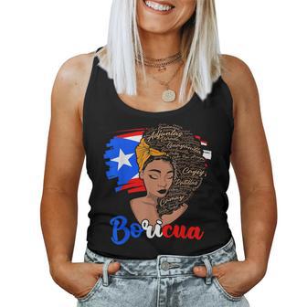 City State Puerto Rico Flag Boricua Puerto Rican Women Girl Women Tank Top - Seseable