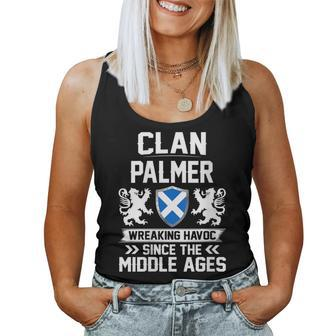 Clan Palmer Scottish Family Clan Scotland Wreaking Havoc T18 Women Tank Top | Mazezy