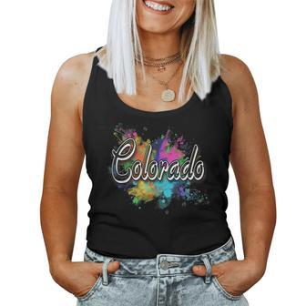 Colorado Apparel For Men Women & Kids - Colorado Women Tank Top Basic Casual Daily Weekend Graphic - Seseable