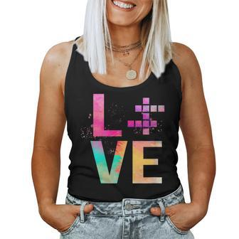 Colorful Crossword Puzzles Mom Crossword Puzzles Women Tank Top | Mazezy