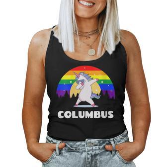 Columbus Georgia - Lgbtq Gay Pride Rainbow Women Tank Top | Mazezy CA