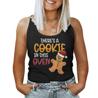 Cookie In The Oven Cute Christmas Mom Pregnancy Announcement Women Tank Top | Mazezy