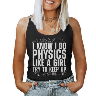 Cool Physics For Women Girls Quantum Mechanics Science Nerd Women Tank Top Weekend Graphic - Monsterry CA