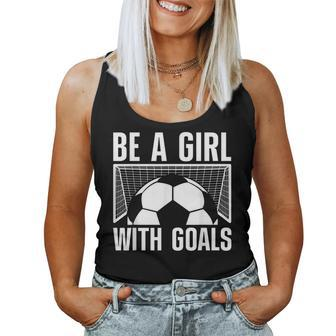 Cool Soccer For Women Girls Football Soccer Lovers Sayings Women Tank Top Basic Casual Daily Weekend Graphic - Seseable