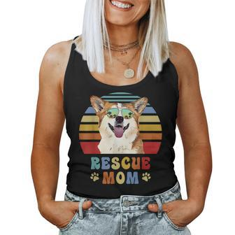 Corgi Adopt Foster Rescue Dog Mom Women Tank Top | Mazezy