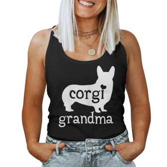 Corgi Grandma Cute Corgi Dog Lover Women Tank Top | Mazezy