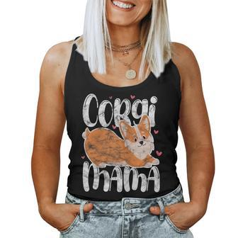 Corgi Mama Corgi Mom Dog Kawaii Mother Vintage Women Tank Top | Mazezy
