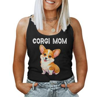 Corgi Mom Dog Welsh Corgi Corgi Mama Women Tank Top | Mazezy