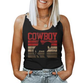 Cowboy Western Horse Rider Rodeo Women Tank Top Basic Casual Daily Weekend Graphic - Thegiftio UK