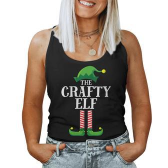 Crafty Elf Matching Family Group Christmas Party Women Tank Top - Monsterry AU