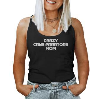 Crazy Cane Paratore Mom Dog Mom Women Tank Top | Mazezy