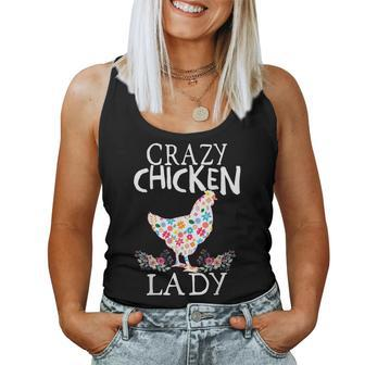 Crazy Chicken Lady Chicken Lovers For Women Girls Women Tank Top | Mazezy