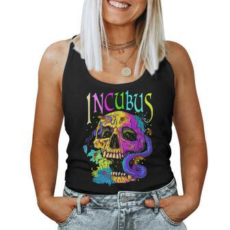 A Crow Left Skull Morning And Flower Incubus View Women Tank Top | Mazezy