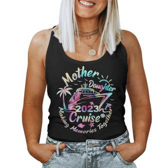 Cruise Mother Daughter Trip 2023 Funny Mom Daughter Vacation Women Tank Top Weekend Graphic - Thegiftio UK